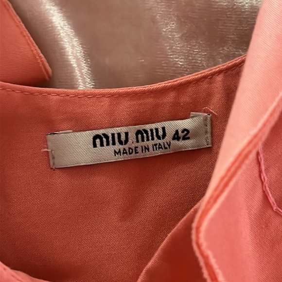 Pink Miu Miu Babydoll Dress - Picture 16 of 16